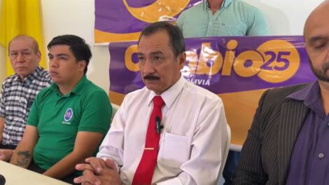 Vicente Cuéllar apoya a Samuel Doria Medina