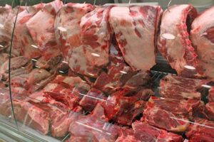 mercado de carne en Bolivia