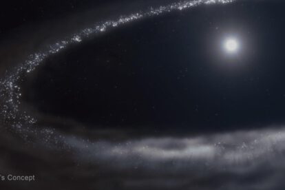 Hielo de agua fuera del sistema solar