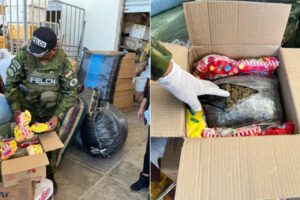 Marihuana oculta en bolsas de pipocas en Tarija