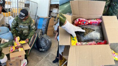 Marihuana oculta en bolsas de pipocas en Tarija