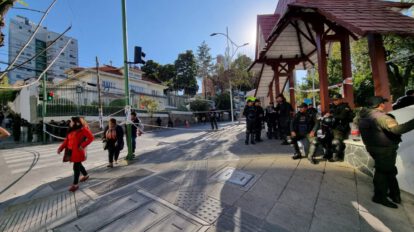 Movilizaciones evistas en La Paz