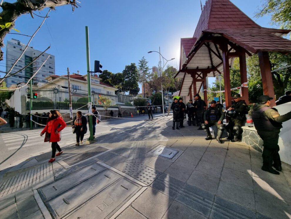 Movilizaciones evistas en La Paz