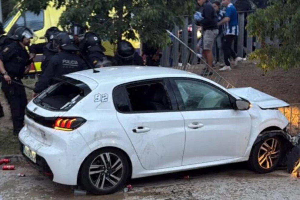 Atropello múltiple Espanyol-Barcelona