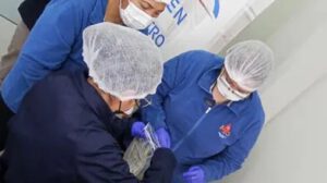 tecnología nuclear en transfusiones de sangre