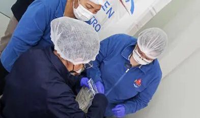 tecnología nuclear en transfusiones de sangre