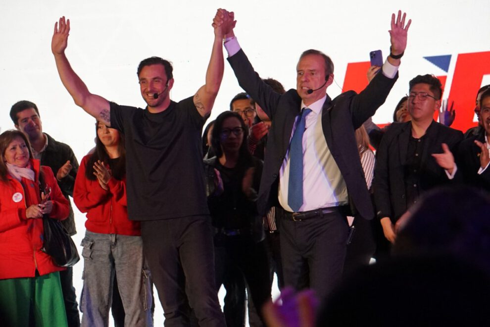 Tuto Quiroga presenta a Juan Pablo Velasco como su candidato a vicepresidente