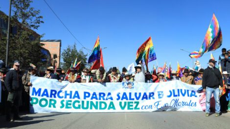 Derecho a marchar en La Paz