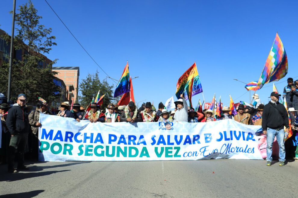 Derecho a marchar en La Paz