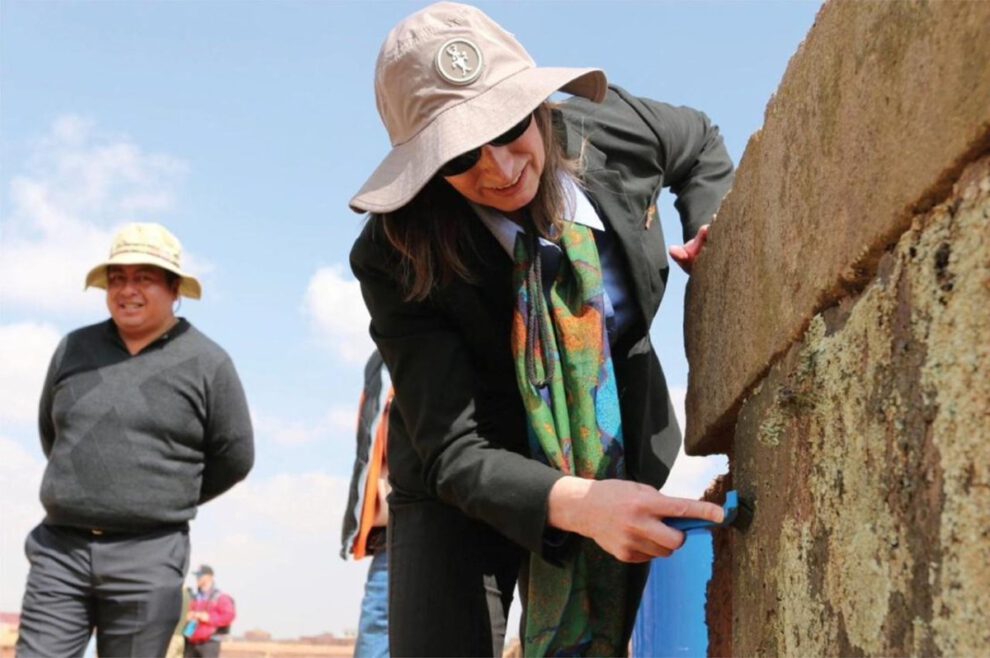 Restauración de Tiwanaku con apoyo de Estados Unidos