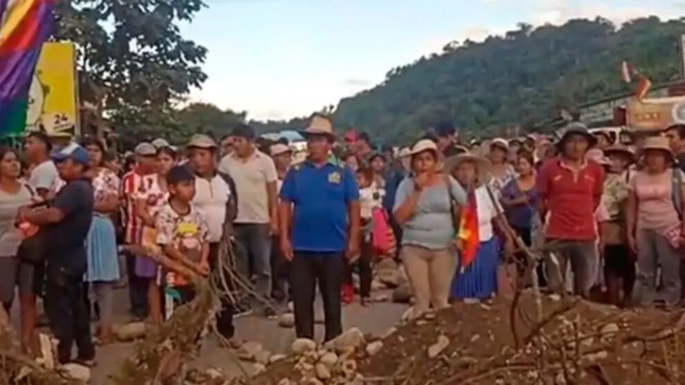 Bloqueos en Cochabamba por seguidores de Evo Morales