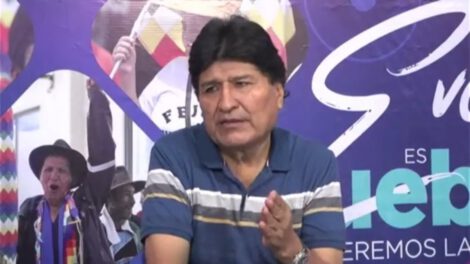 Evo Morales advierte sobre posible levantamiento popular contra el Gobierno