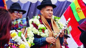 Andrónico Rodríguez candidato presidencial de la Alianza Popular
