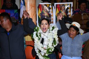 Wilma Alanoca como candidata a la vicepresidencia