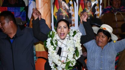 Wilma Alanoca como candidata a la vicepresidencia