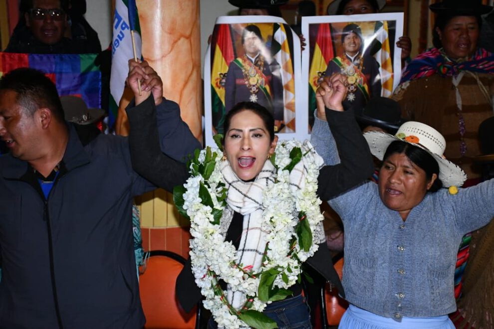 Wilma Alanoca como candidata a la vicepresidencia