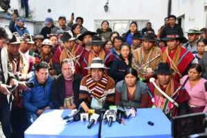 Movilizaciones en defensa de Evo Morales