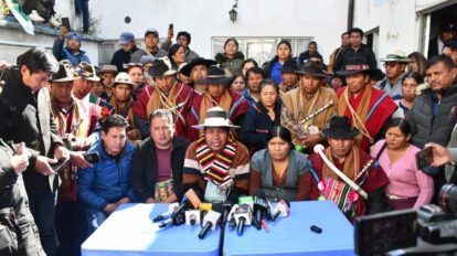 Movilizaciones en defensa de Evo Morales
