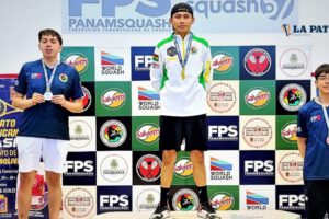 Alvin Ríos y Santiago Escobar en el Campeonato Panamericano de Squash 57