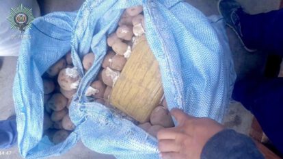 Intercepción de droga en El Alto
