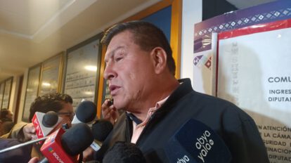 Movilización evista en La Paz