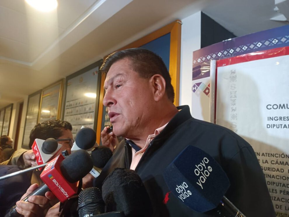 Movilización evista en La Paz