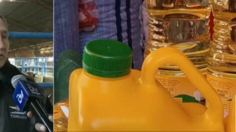 Decomiso de aceite contrabando