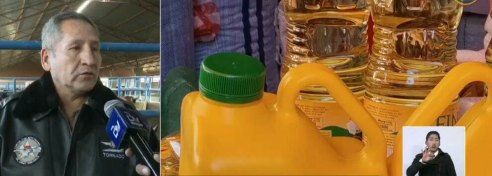 Decomiso de aceite contrabando