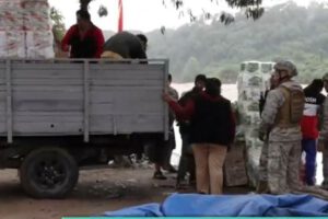 Incautación de fideos de contrabando en Bermejo