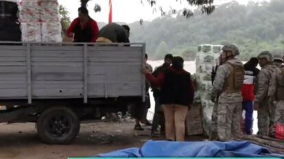 Incautación de fideos de contrabando en Bermejo