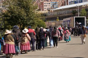 escasez de alimentos en La Paz