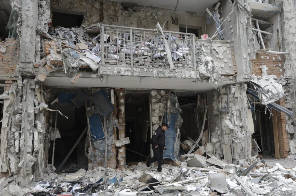 Ataques aéreos rusos en Ucrania