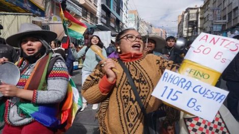 Alza de precios de la canasta familiar