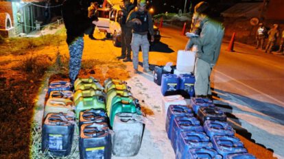 Incautación de combustible ilegal en Sucre