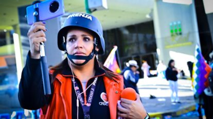 Derecho a la protesta en Bolivia según Helga Velasco