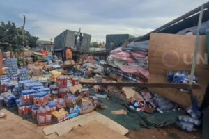 Accidente de camión en Santa Cruz