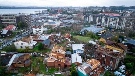Tornado en Puerto Varas causa daños severos y deja heridos