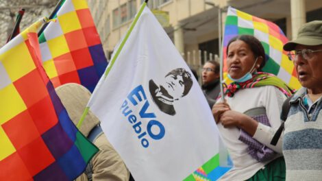 Habilitación de Evo Morales en marcha evista