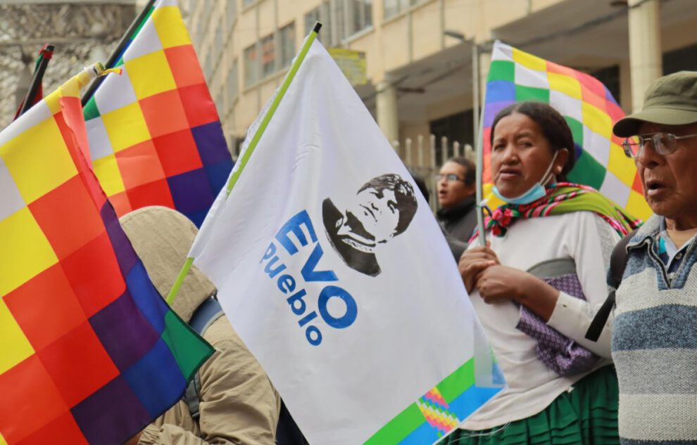 Habilitación de Evo Morales en marcha evista