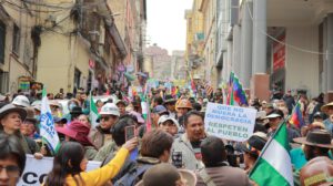 Vigilia de evistas en el Tribunal de Justicia