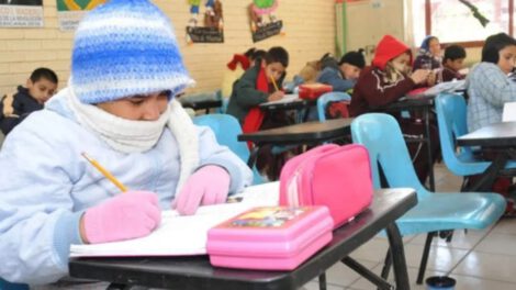 Clases a distancia por ola de frío