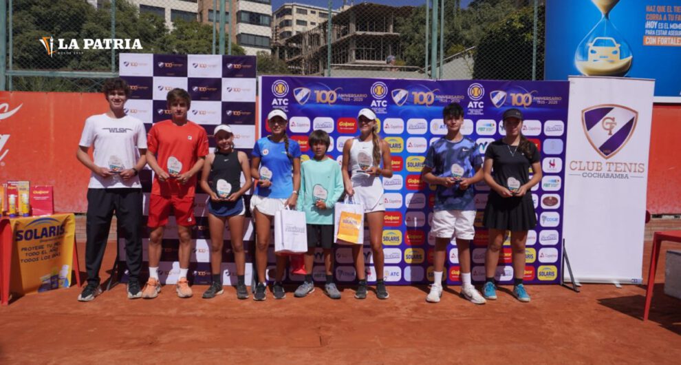 Los ganadores del Tunari Junior Open en Cochabamba