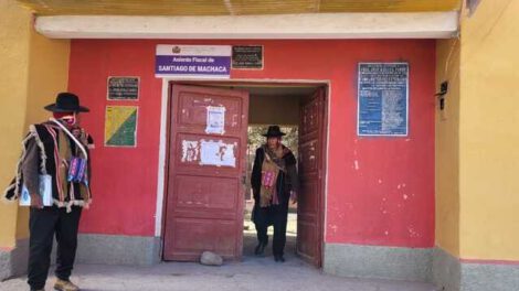 Asiento Fiscal Modelo en Santiago de Machaca para mejorar la atención judicial