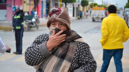 Frente frío traerá lluvias y nevadas