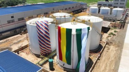 San Julián soya procesando mil toneladas diariamente para venta de aceite