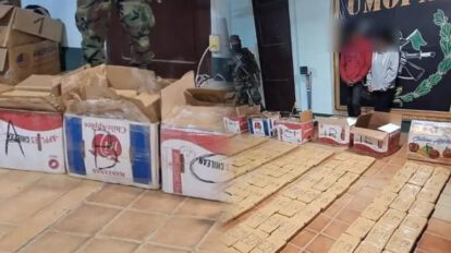 Detienen a dos personas por transportar marihuana camuflada en Ivirgarzama