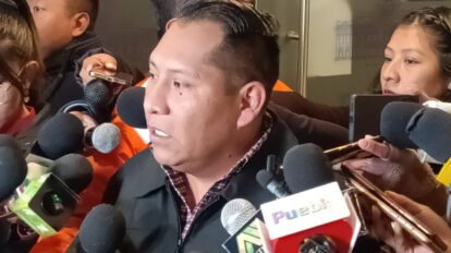 Candidatura de Andrónico Rodríguez defendida por Freddy López