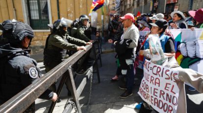 Bloqueos de carreteras por organizaciones sociales que apoyan a Evo Morales