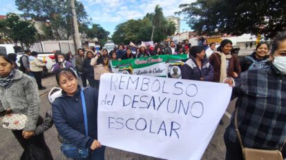 Bono de desayuno escolar en Santa Cruz