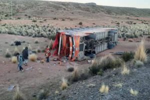 Accidente de bus en Uyuni